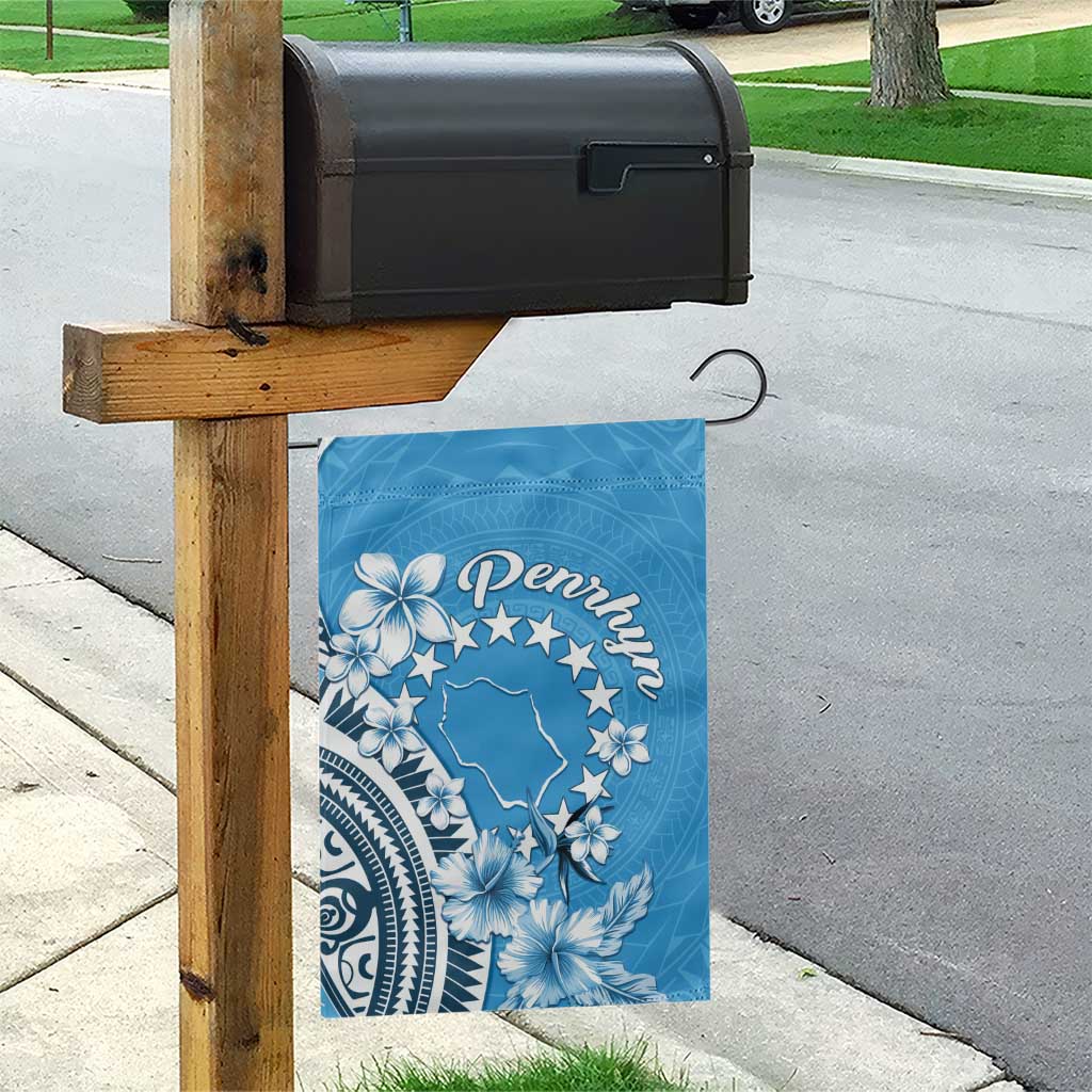 Penrhyn Gospel Day Garden Flag Cook Islands Tribal Pattern