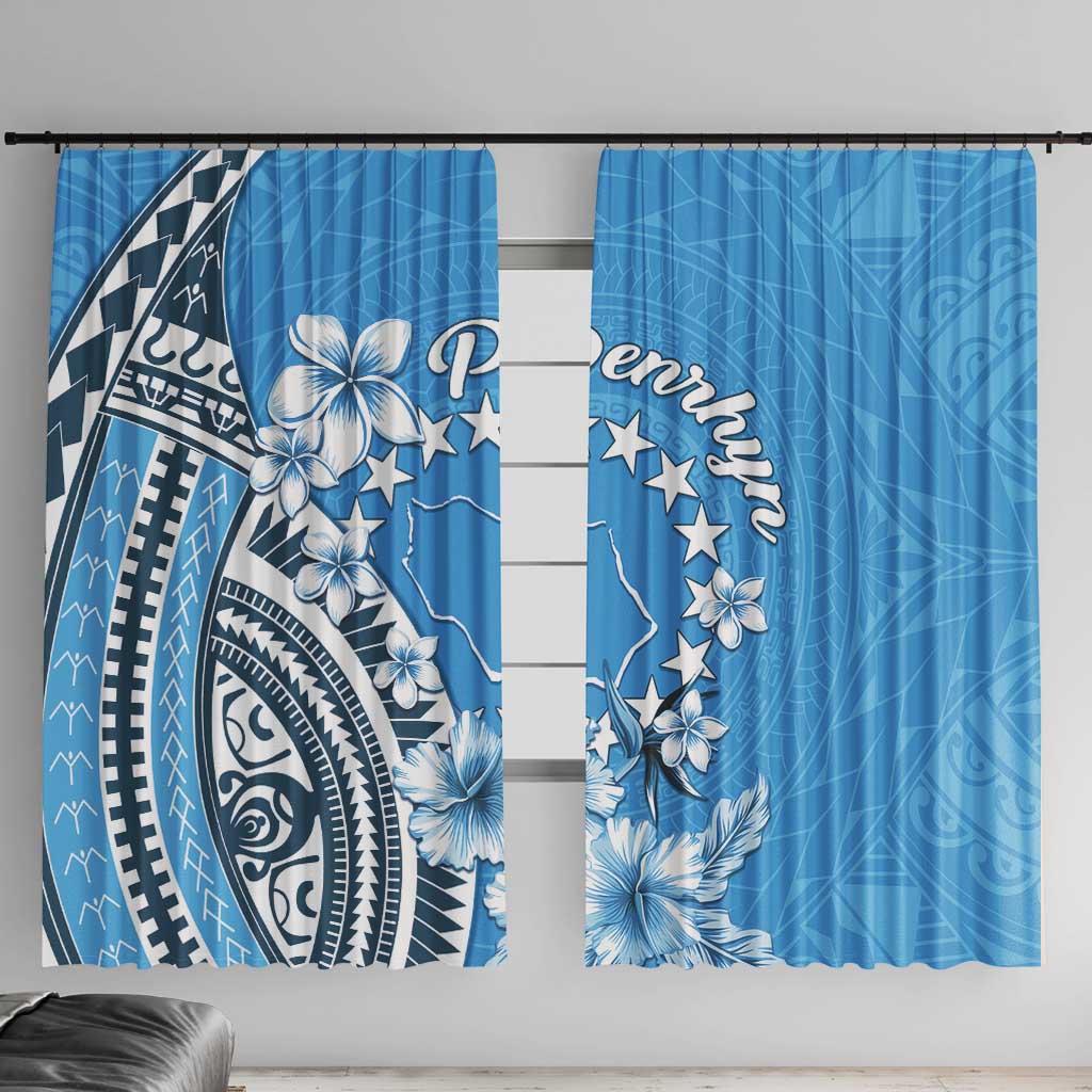 Penrhyn Gospel Day Window Curtain Cook Islands Tribal Pattern