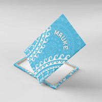 Custom Cook Islands Mauke Canvas Wall Art Polynesian Tribal Tattoo