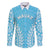 Custom Cook Islands Mauke Family Matching Off Shoulder Short Dress and Hawaiian Shirt Polynesian Tribal Tattoo