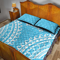 Custom Cook Islands Mauke Quilt Bed Set Polynesian Tribal Tattoo