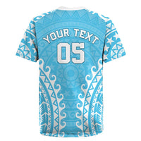 Custom Cook Islands Mauke Rugby Jersey Polynesian Tribal Tattoo LT05 - Polynesian Pride