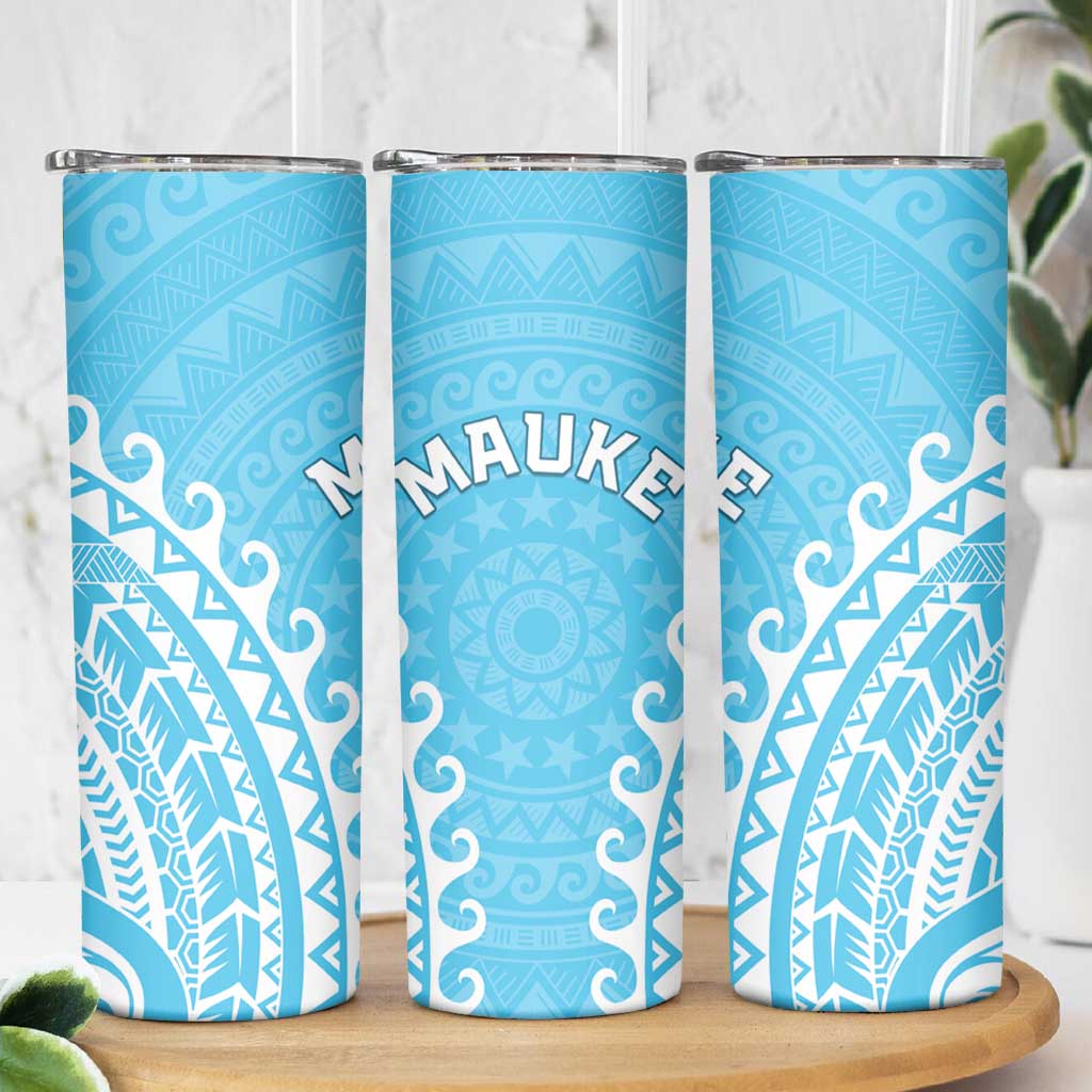 Cook Islands Mauke Skinny Tumbler Polynesian Tribal Tattoo LT05 - Polynesian Pride