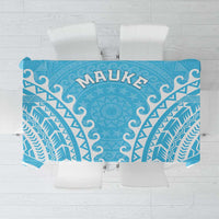 Cook Islands Mauke Tablecloth Polynesian Tribal Tattoo LT05 Baby Blue - Polynesian Pride