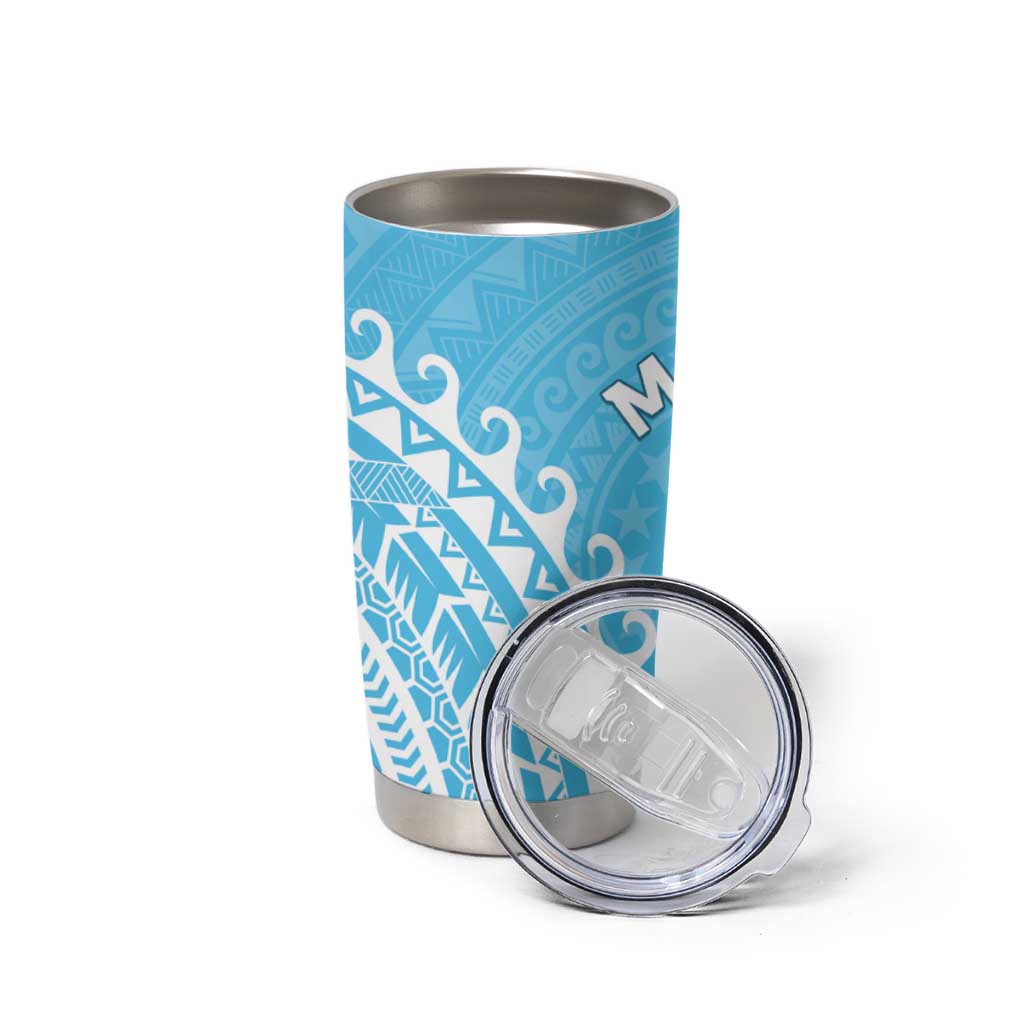 Cook Islands Mauke Tumbler Cup Polynesian Tribal Tattoo LT05 - Polynesian Pride