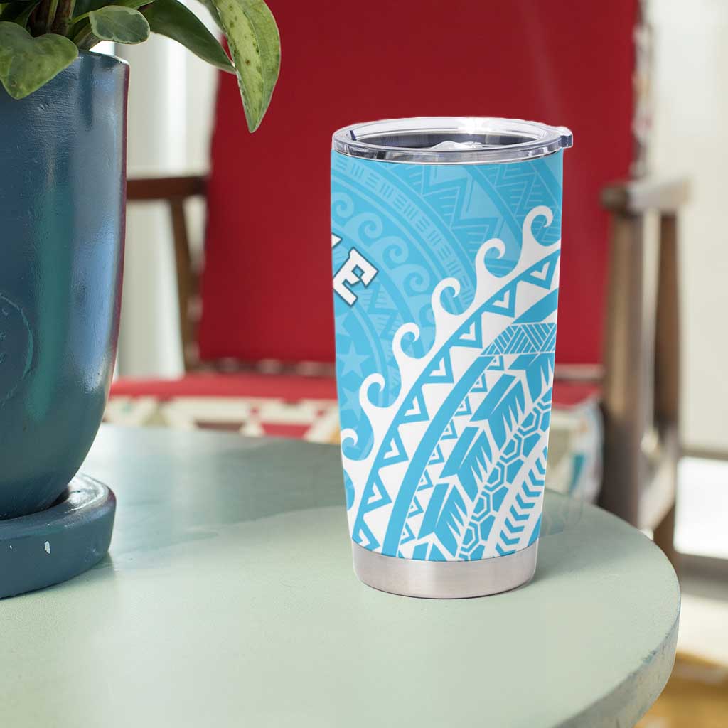 Cook Islands Mauke Tumbler Cup Polynesian Tribal Tattoo LT05 - Polynesian Pride
