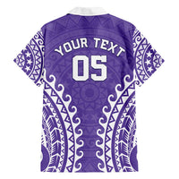 Custom Cook Islands Rarotonga Family Matching Long Sleeve Bodycon Dress and Hawaiian Shirt Polynesian Tribal Tattoo