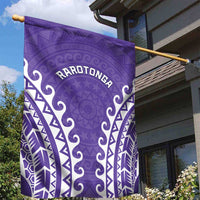 Custom Cook Islands Rarotonga Garden Flag Polynesian Tribal Tattoo