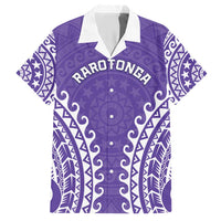 Custom Cook Islands Rarotonga Hawaiian Shirt Polynesian Tribal Tattoo