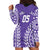 Custom Cook Islands Rarotonga Hoodie Dress Polynesian Tribal Tattoo