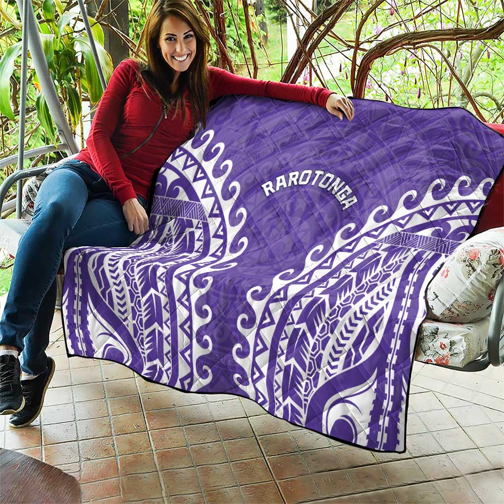 Custom Cook Islands Rarotonga Quilt Polynesian Tribal Tattoo