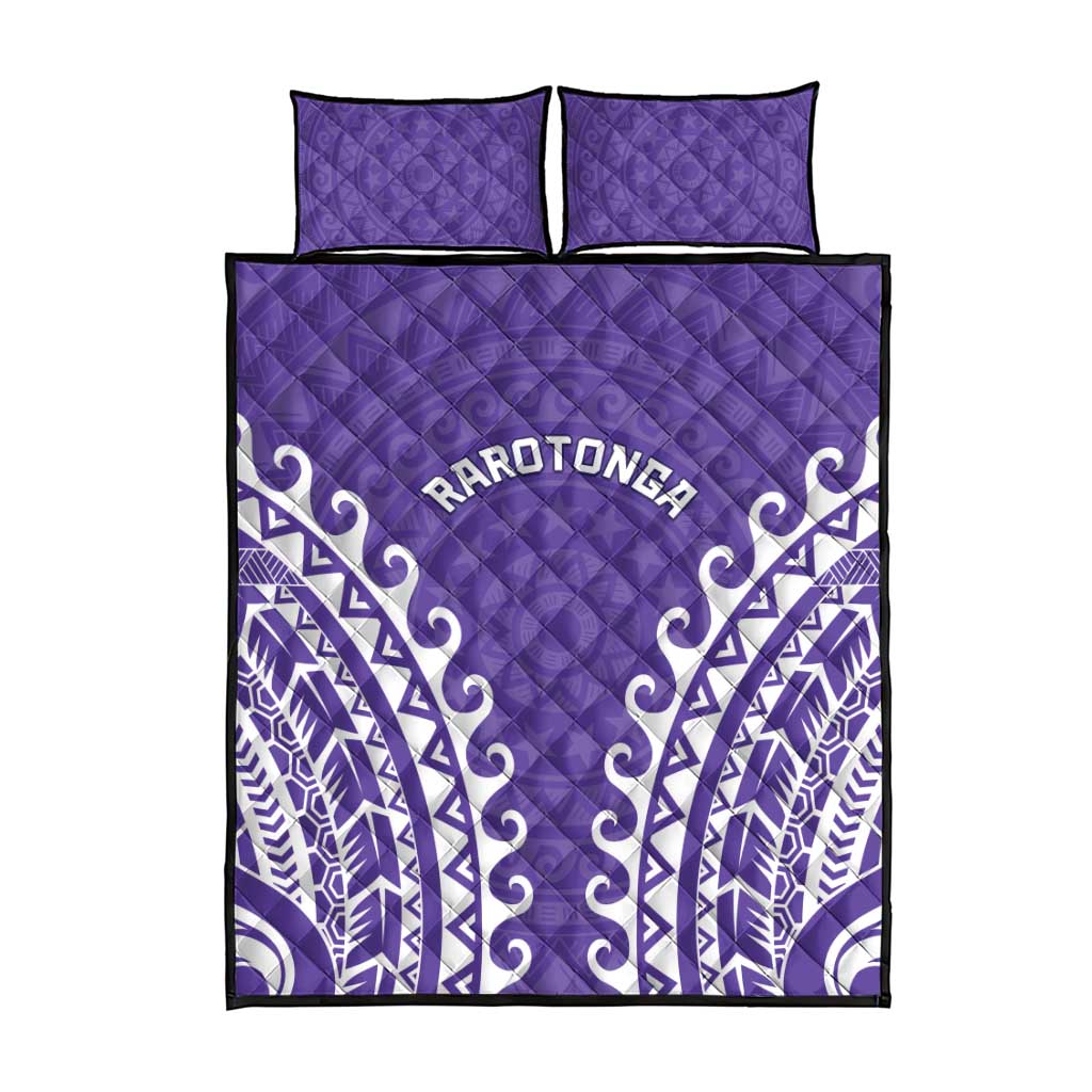 Cook Islands Rarotonga Quilt Bed Set Polynesian Tribal Tattoo LT05 - Polynesian Pride