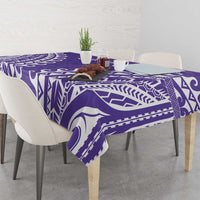 Custom Cook Islands Rarotonga Tablecloth Polynesian Tribal Tattoo
