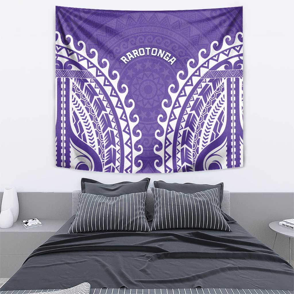 Custom Cook Islands Rarotonga Tapestry Polynesian Tribal Tattoo