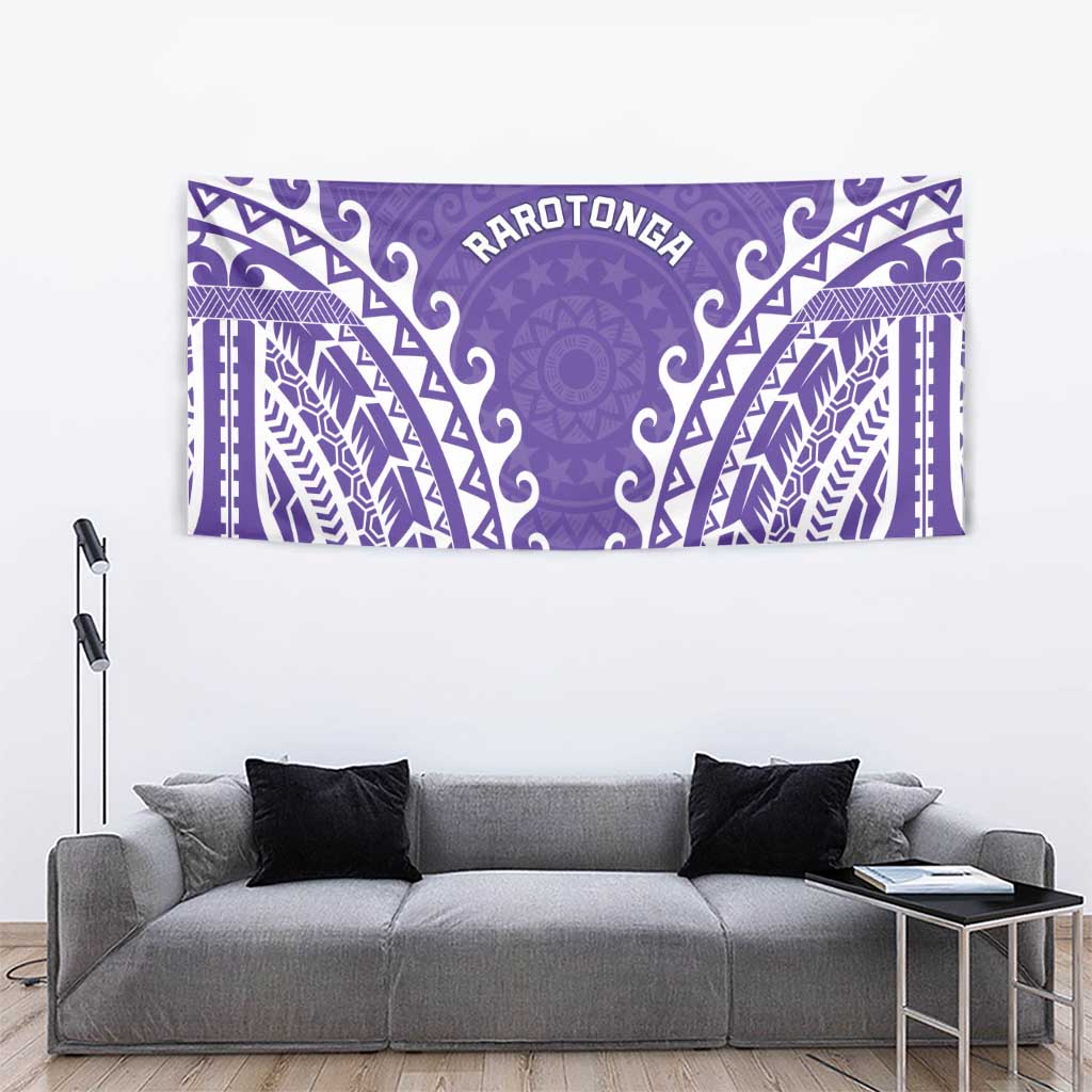 Custom Cook Islands Rarotonga Tapestry Polynesian Tribal Tattoo