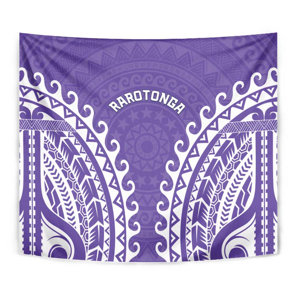 Custom Cook Islands Rarotonga Tapestry Polynesian Tribal Tattoo