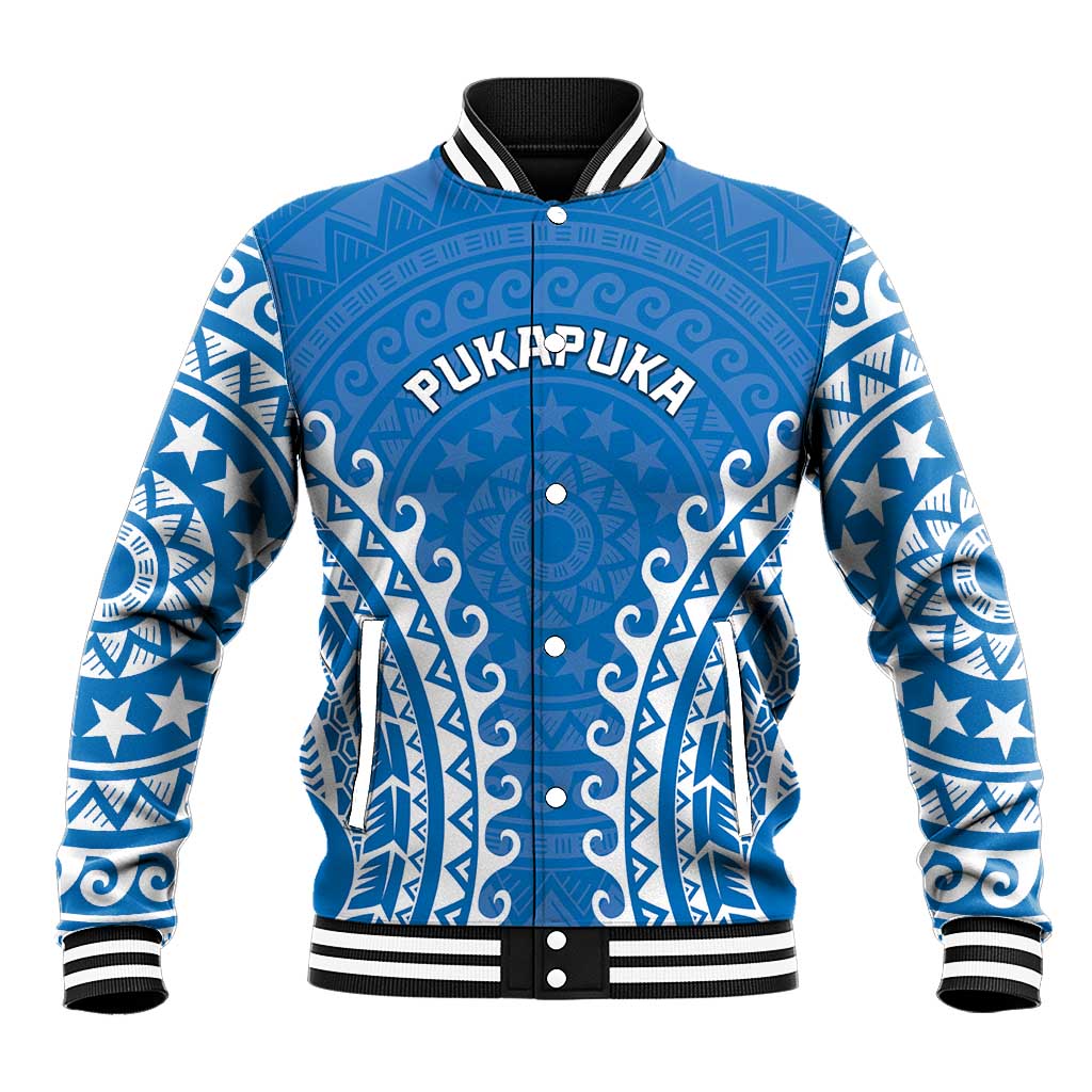 Custom Cook Islands Pukapuka Baseball Jacket Polynesian Tribal Tattoo