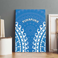 Custom Cook Islands Pukapuka Canvas Wall Art Polynesian Tribal Tattoo
