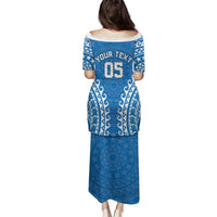 Custom Cook Islands Pukapuka Family Matching Puletasi and Hawaiian Shirt Polynesian Tribal Tattoo