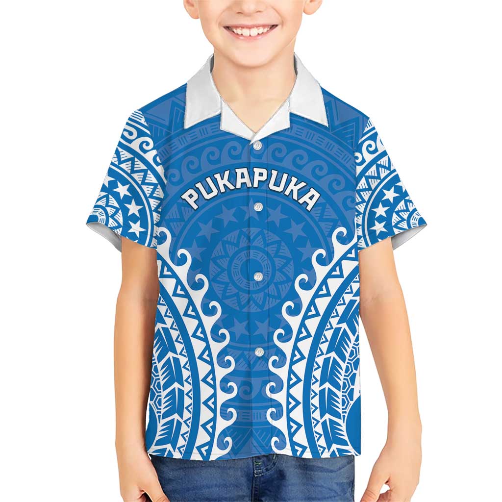 Custom Cook Islands Pukapuka Family Matching Short Sleeve Bodycon Dress and Hawaiian Shirt Polynesian Tribal Tattoo