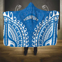 Custom Cook Islands Pukapuka Hooded Blanket Polynesian Tribal Tattoo