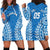 Custom Cook Islands Pukapuka Hoodie Dress Polynesian Tribal Tattoo