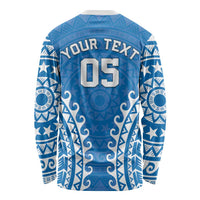 Custom Cook Islands Pukapuka Long Sleeve Shirt Polynesian Tribal Tattoo