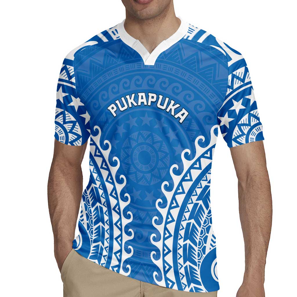 Custom Cook Islands Pukapuka Rugby Jersey Polynesian Tribal Tattoo LT05 - Polynesian Pride