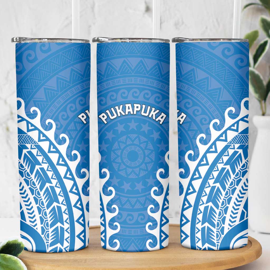 Cook Islands Pukapuka Skinny Tumbler Polynesian Tribal Tattoo LT05 - Polynesian Pride