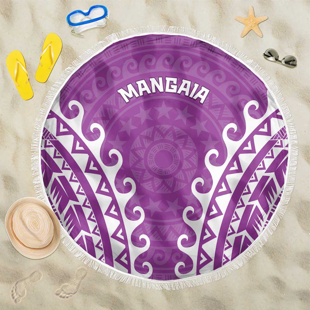 Custom Cook Islands Mangaia Beach Blanket Polynesian Tribal Tattoo
