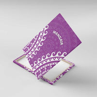 Custom Cook Islands Mangaia Canvas Wall Art Polynesian Tribal Tattoo