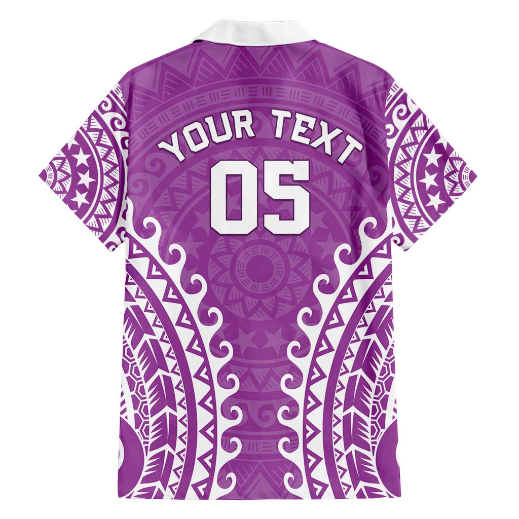 Custom Cook Islands Mangaia Family Matching Puletasi and Hawaiian Shirt Polynesian Tribal Tattoo