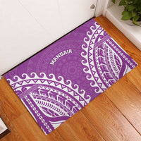 Cook Islands Mangaia Rubber Doormat Polynesian Tribal Tattoo LT05 - Polynesian Pride