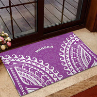 Cook Islands Mangaia Rubber Doormat Polynesian Tribal Tattoo LT05 - Polynesian Pride