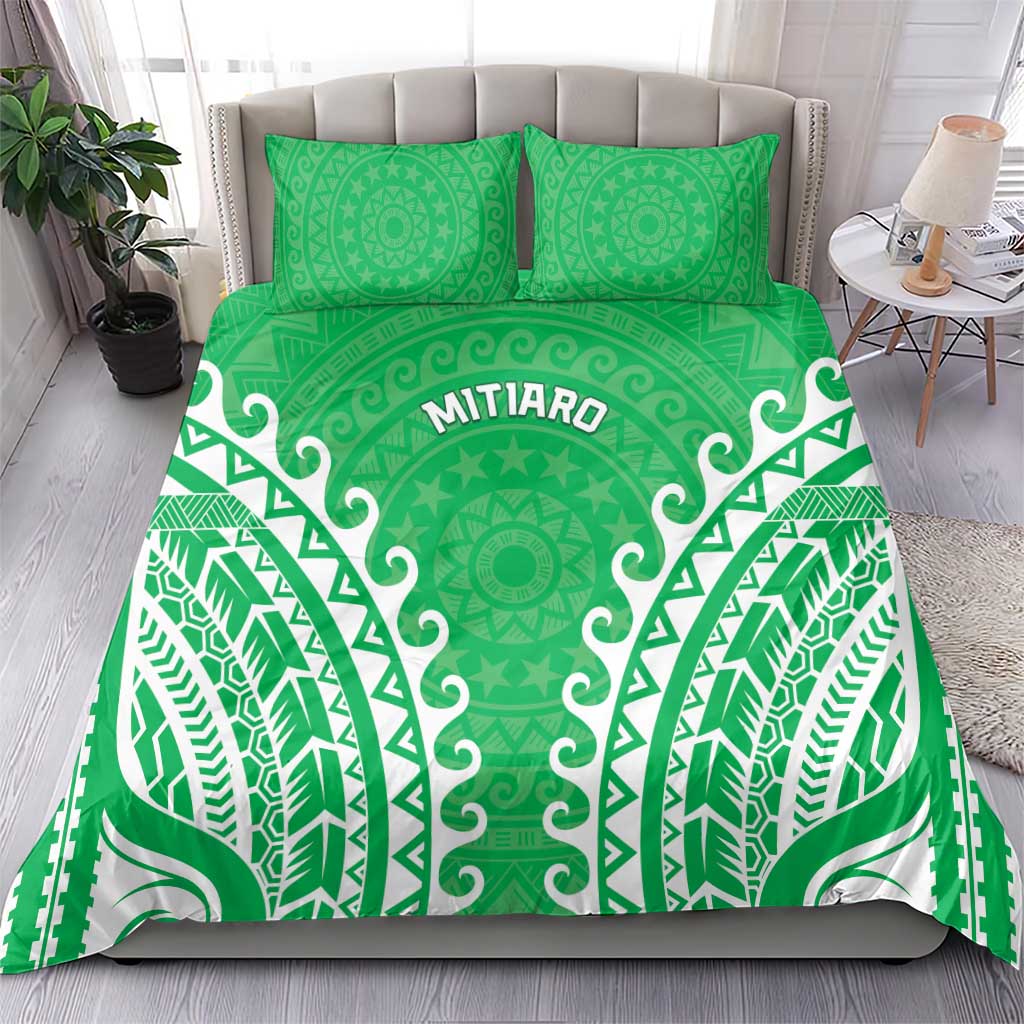 Cook Islands Mitiaro Bedding Set Polynesian Tribal Tattoo LT05 - Polynesian Pride