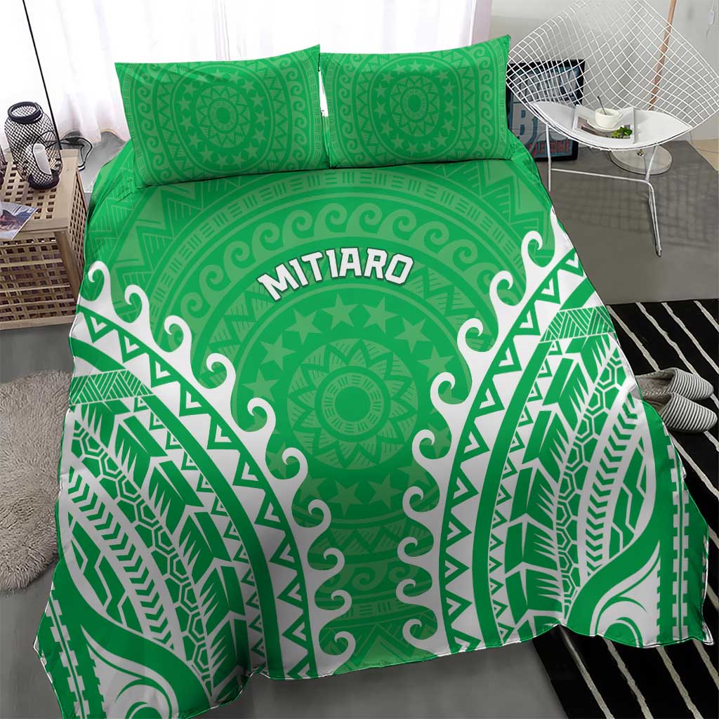 Cook Islands Mitiaro Bedding Set Polynesian Tribal Tattoo LT05 - Polynesian Pride