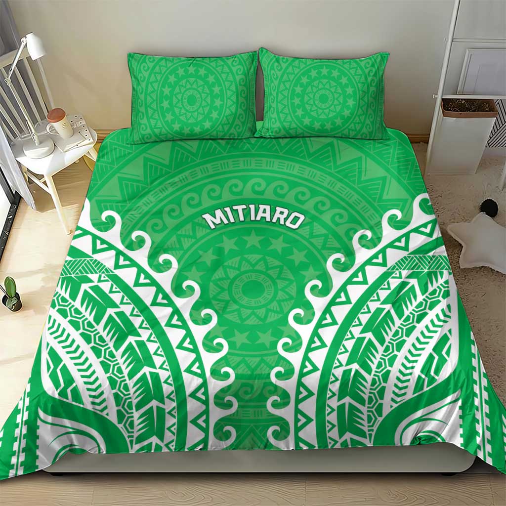 Cook Islands Mitiaro Bedding Set Polynesian Tribal Tattoo LT05 - Polynesian Pride
