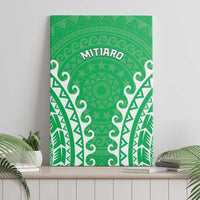 Custom Cook Islands Mitiaro Canvas Wall Art Polynesian Tribal Tattoo