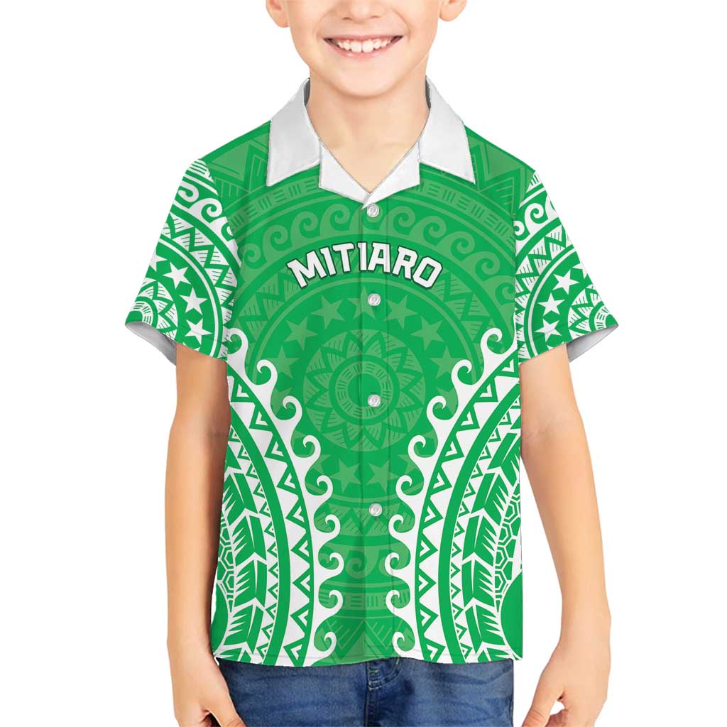 Custom Cook Islands Mitiaro Family Matching Summer Maxi Dress and Hawaiian Shirt Polynesian Tribal Tattoo