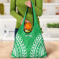 Cook Islands Mitiaro Grocery Bag Polynesian Tribal Tattoo LT05 - Polynesian Pride
