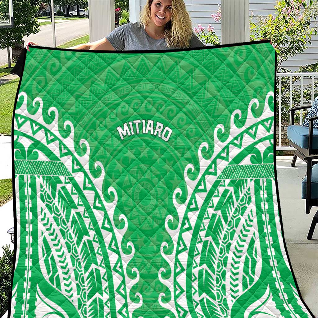 Custom Cook Islands Mitiaro Quilt Polynesian Tribal Tattoo