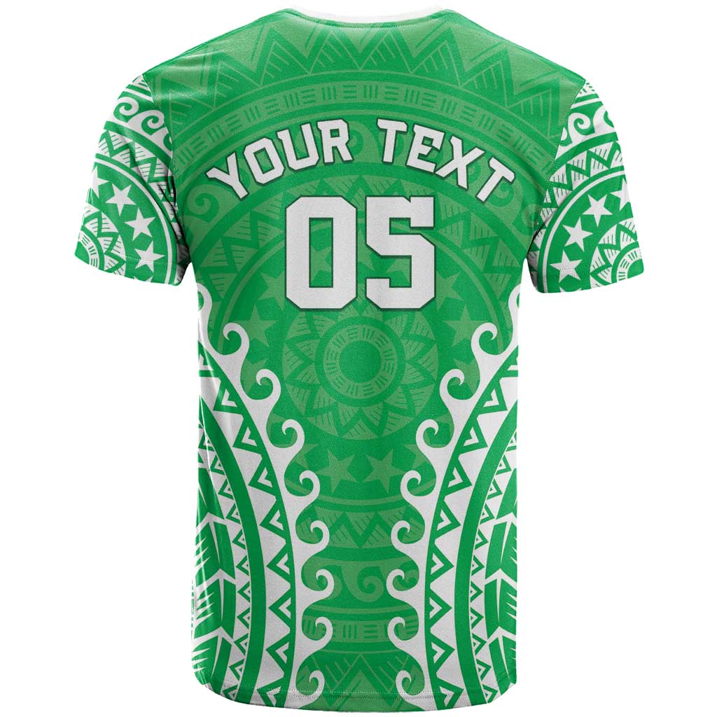 Custom Cook Islands Mitiaro T Shirt Polynesian Tribal Tattoo