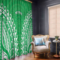Custom Cook Islands Mitiaro Window Curtain Polynesian Tribal Tattoo