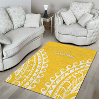 Cook Islands Aitutaki Area Rug Polynesian Tribal Tattoo LT05 - Polynesian Pride