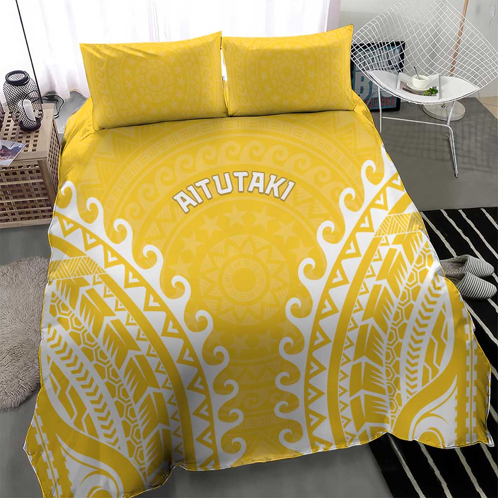 Cook Islands Aitutaki Bedding Set Polynesian Tribal Tattoo LT05 - Polynesian Pride