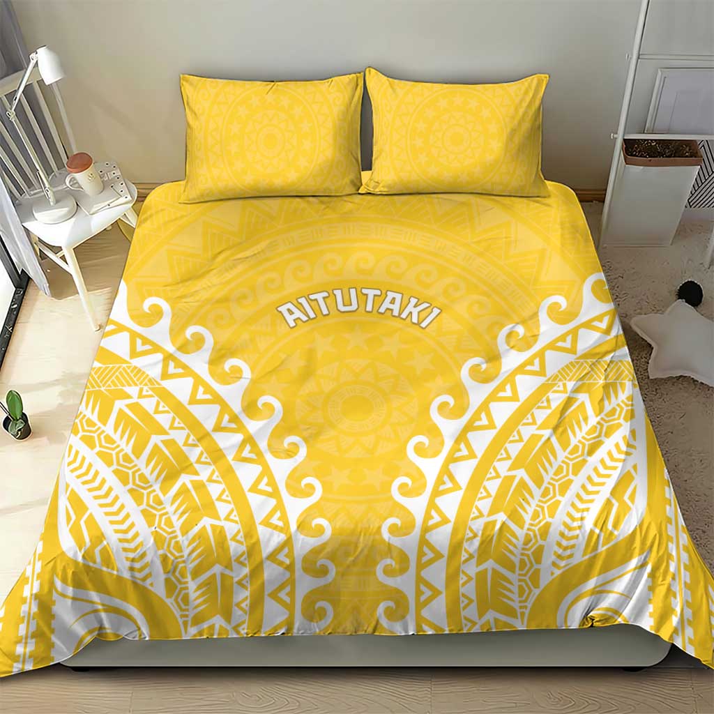 Cook Islands Aitutaki Bedding Set Polynesian Tribal Tattoo LT05 - Polynesian Pride