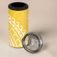 Cook Islands Aitutaki 4 in 1 Can Cooler Tumbler Polynesian Tribal Tattoo LT05 - Polynesian Pride