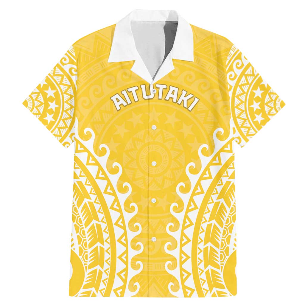 Custom Cook Islands Aitutaki Family Matching Mermaid Dress and Hawaiian Shirt Polynesian Tribal Tattoo