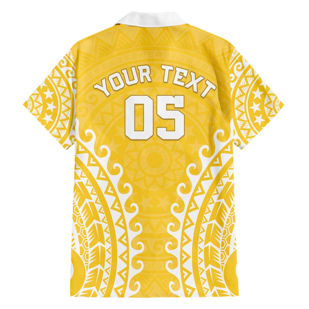 Custom Cook Islands Aitutaki Hawaiian Shirt Polynesian Tribal Tattoo