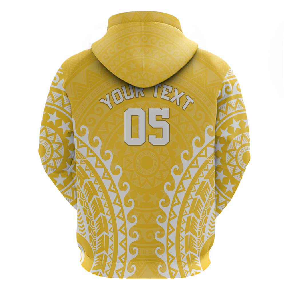 Custom Cook Islands Aitutaki Hoodie Polynesian Tribal Tattoo